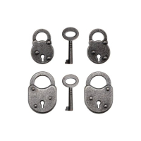 Tim Holtz  Idea-ology Halloween Adornments Locks &amp; Keys (TH94162)